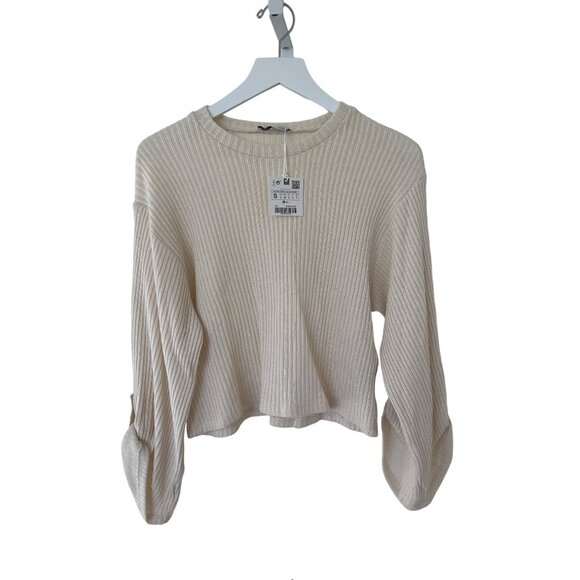 Zara Ivory Ribbed Knit Set - Picture 12 of 16